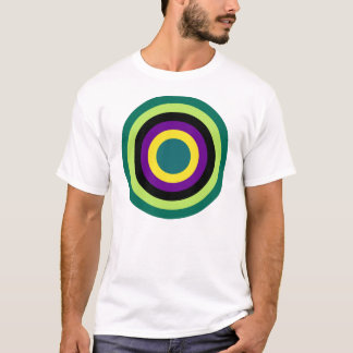Camiseta Bullseye 1, 6 anéis e cores
