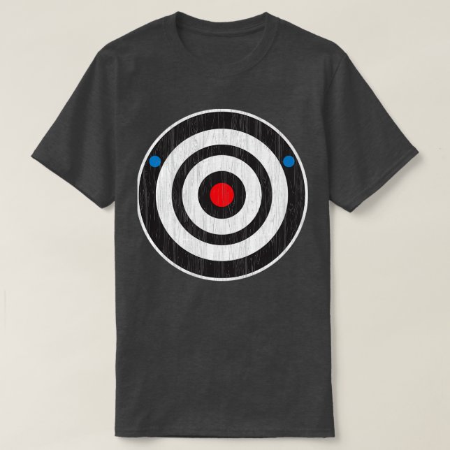 Camiseta Bullseye Ax Jogando Esporte Bullx27s Ax Throwi (Frente do Design)
