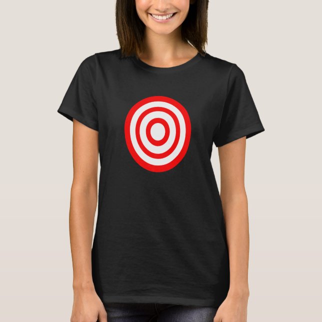 Camiseta Bullseye British Roundel Dart Board Bulls Eye Targ (Frente)