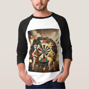 Camiseta Bullseye Burrow: Meerkat Dart League,