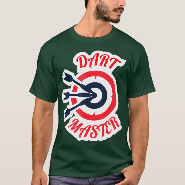 Camiseta Bullseye dart master Dart campeonato e pub (Frente)