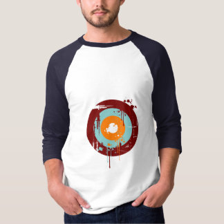 Camiseta bullseye do grunge