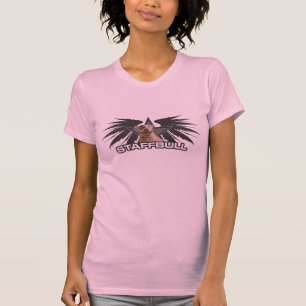 Camiseta Bullterrier de Staffordshire - asas de Staffbull