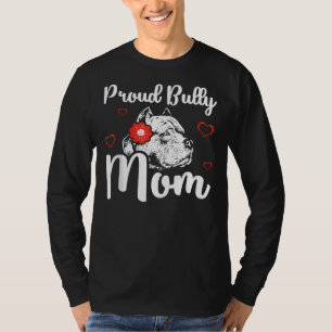 Camiseta Bully Mãe Americana Bully Pitbull Proprietário de