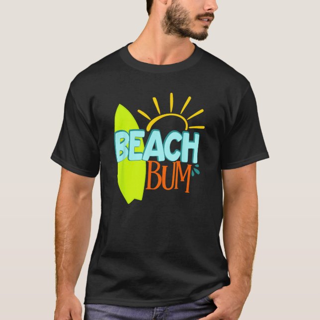 Camiseta Bum Of The Beach Surfer Beach Sea Surfing Summerti (Frente)