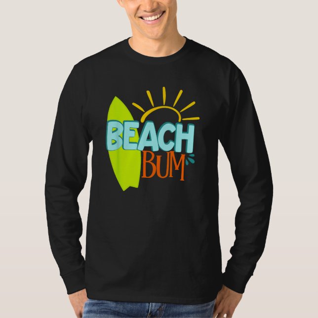 Camiseta Bum Of The Beach Surfer Beach Sea Surfing Summerti (Frente)
