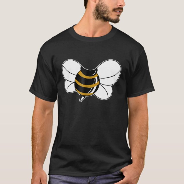 Camiseta Bumble Bee Costume Beekeeper Halloween (Frente)