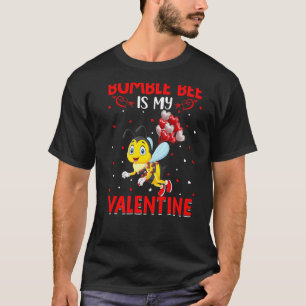 Camiseta Bumble Bee É Meu Namorados Corações Adoram Bumble