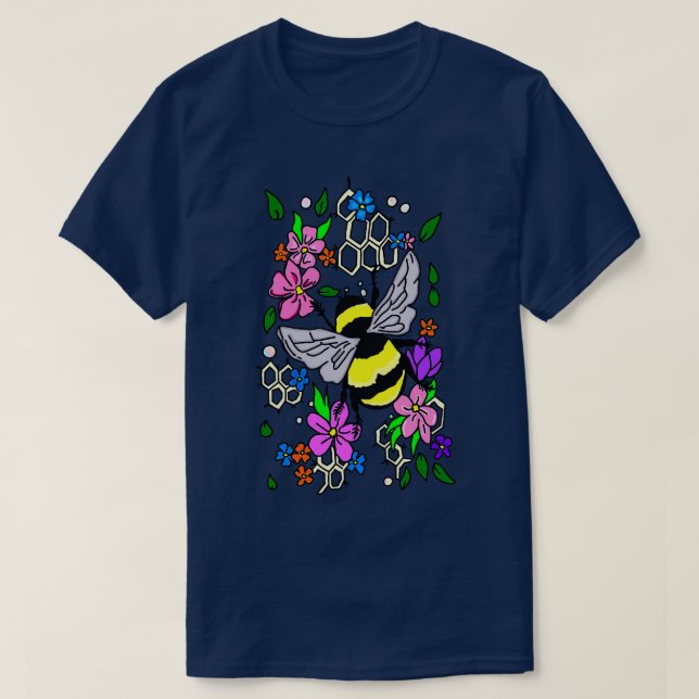 Camiseta Bumble Bee Love (Frente do Design)