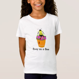 Camiseta Bumble Bee Whimsical com Pote