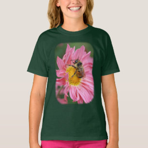 Camiseta Bumble o t-shirt cor-de-rosa da natureza dos