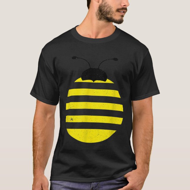 Camiseta Bumblebee Costume   Halloween Bee Tee 1 (Frente)