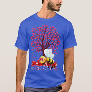 Camiseta Bumblebee Lover Heart Tree Bumblebee Namorados Da