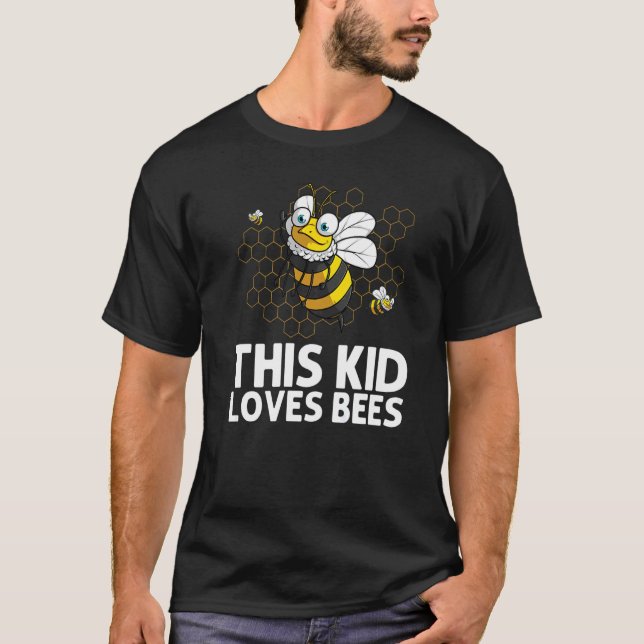 Camiseta Bumblebee Para Crianças Meninas Abelhas Apiaristas (Frente)