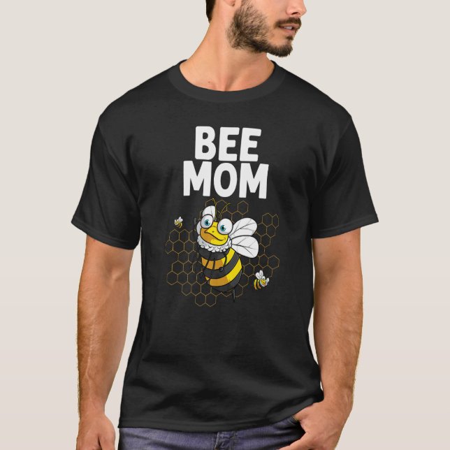 Camiseta Bumblebee Para Mamãe Avó Beekeeper Honeybee (Frente)
