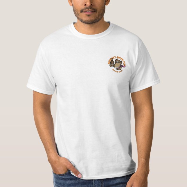 Camiseta Bumbum 250 do macaco de Moab - F+B - Alaranjado (Frente)
