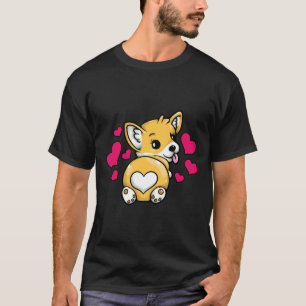 Camiseta Bumbum Corgi Funny Corgi Bum 874