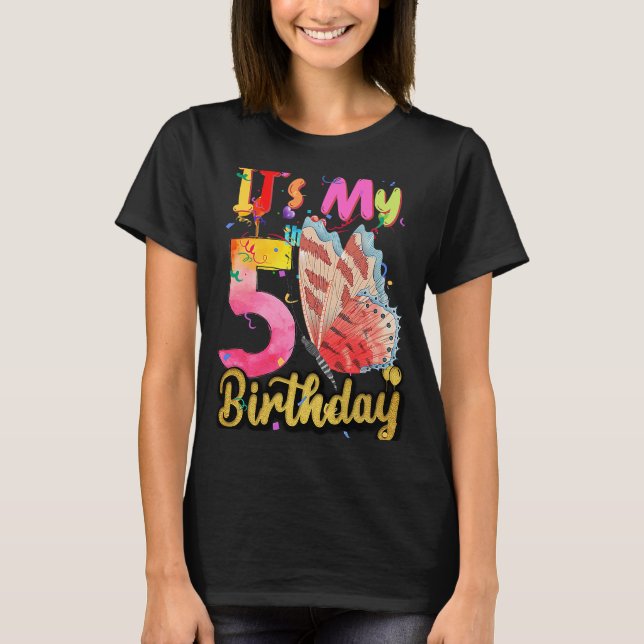 Camiseta BUMBUM de Aniversário da Princesa 5 (Frente)