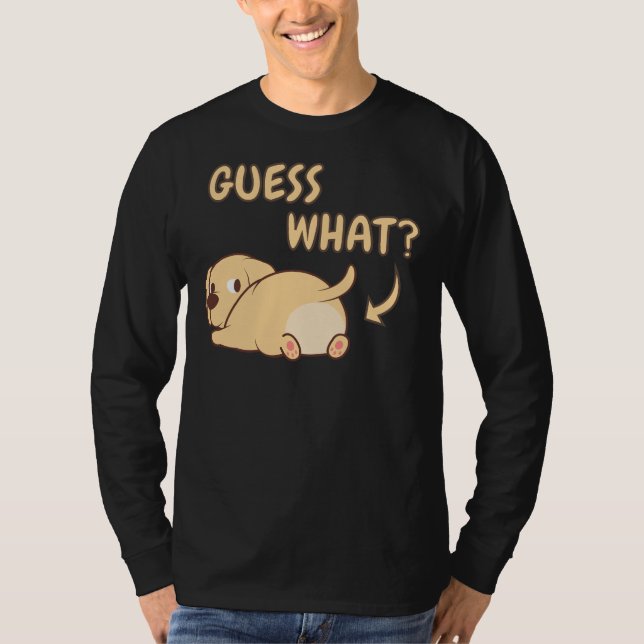 Camiseta Bumbum de Labrador Cachorro Idea Comic (Frente)