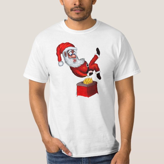 Camiseta Bumbum quente do papai noel (Frente)