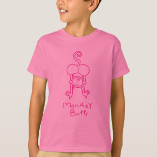 Camiseta Bumbuns cor-de-rosa do macaco