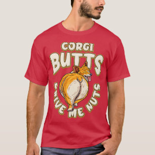Camiseta Bumbuns Corgi Levam-Me Loucos Engraçados Corgi Lov