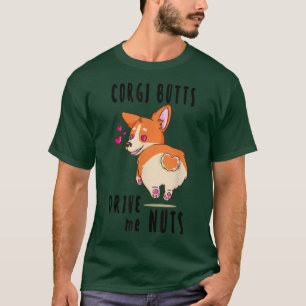 Camiseta Bumbuns Corgi me conduzem Loucos Cute Kawaii Dog C