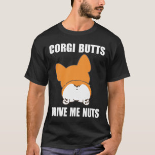 Camiseta Bumbuns Corgi me conduzem Loucos Engraçado Corgi