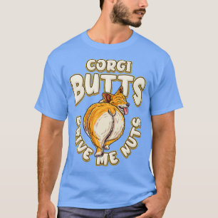 Camiseta Bumbuns Corgi me conduzem Loucos Engraçados