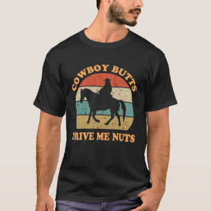 Camiseta Bumbuns de cowboy me conduzem loucos vintage