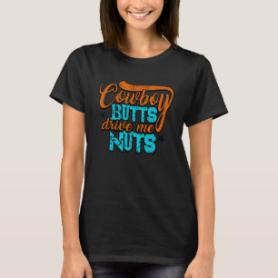 Camiseta Bumbuns De Cowboy Me Levam A Loucos Engraçadas Gar