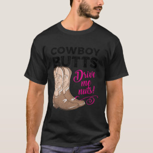 Camiseta Bumbuns De Cowboy Me Levam Loucos De Cowgirl