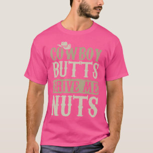Camiseta Bumbuns De Cowboy Me Levam Loucos Femininas Do Rod