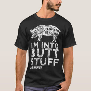 Camiseta Bumbuns E Cortes De Porco De Cerveja Churrascos De