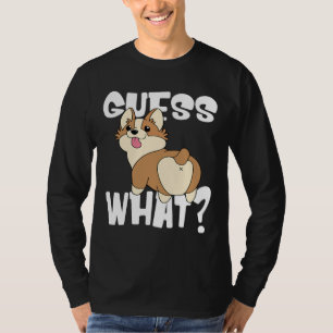 Camiseta Bumbuns Engraçados De Corgi Para Cachorros Adivinh