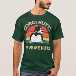 Camiseta Bumbuns Tricolor Corgi me conduzem presentes para