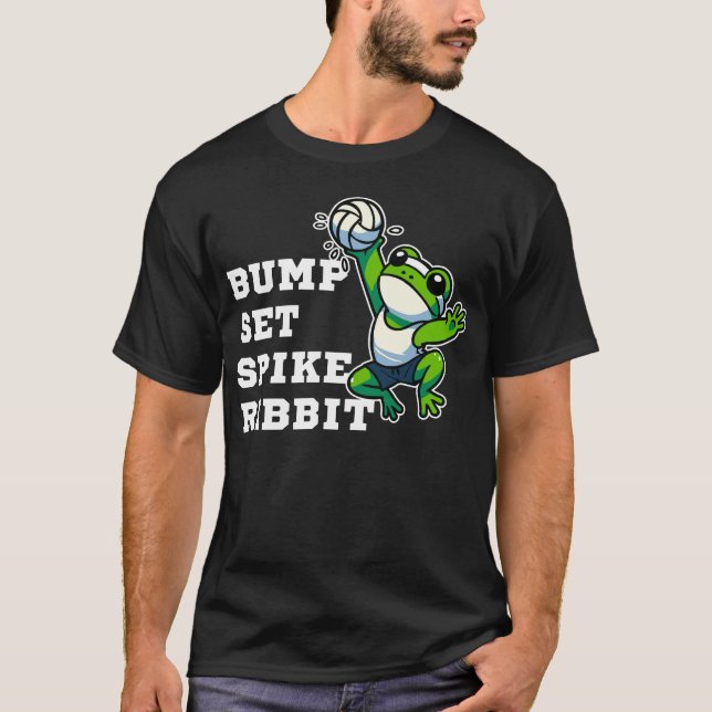 Camiseta Bump, Set, Spike, Ribbit (Frente)