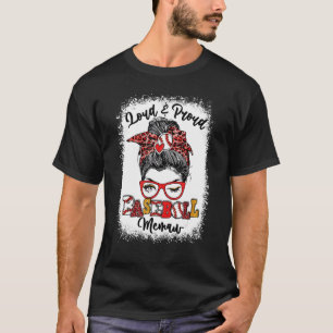 Camiseta Bun Louco E Orgulhoso Do Baseball Memaw Mensal San