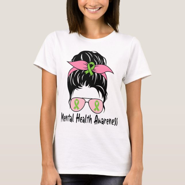 Camiseta Bun Mental Health Problems Gift Mental Health Awar (Frente)