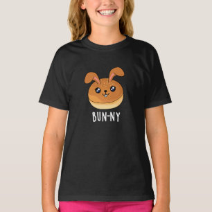 Camiseta Bun ny Funny Coelho Coelho Bun Pun Dark BG