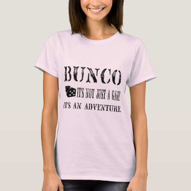 Camiseta bunco seu não apenas um jogo (Frente)
