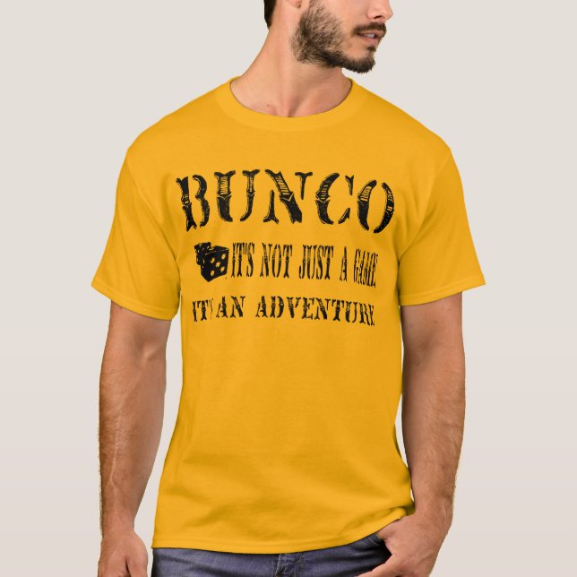 Camiseta bunco seu não apenas um jogo (Frente)