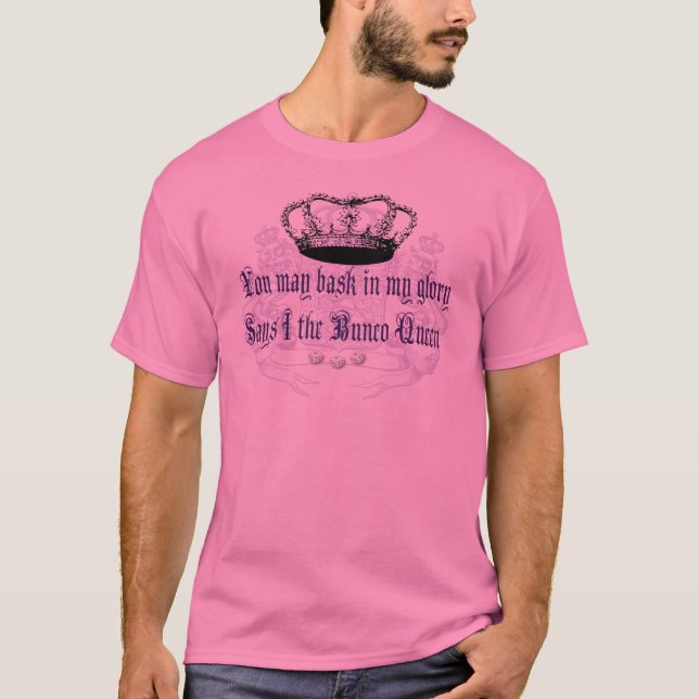 Camiseta bunco - você pode bask em minha glória (Frente)