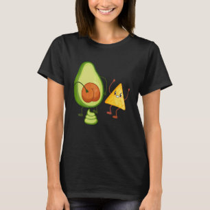 Camiseta Bunda de Abacate Fofa Defecando Guacamole Com Tort