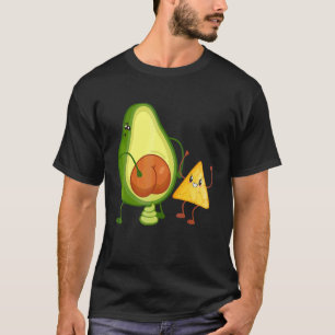 Camiseta Bunda de Abacate Fofa Defecando Guacamole Com Tort