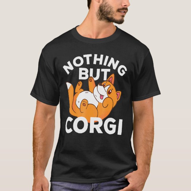 Camiseta Bunda de Corgi  Bunda de Corgi (Frente)
