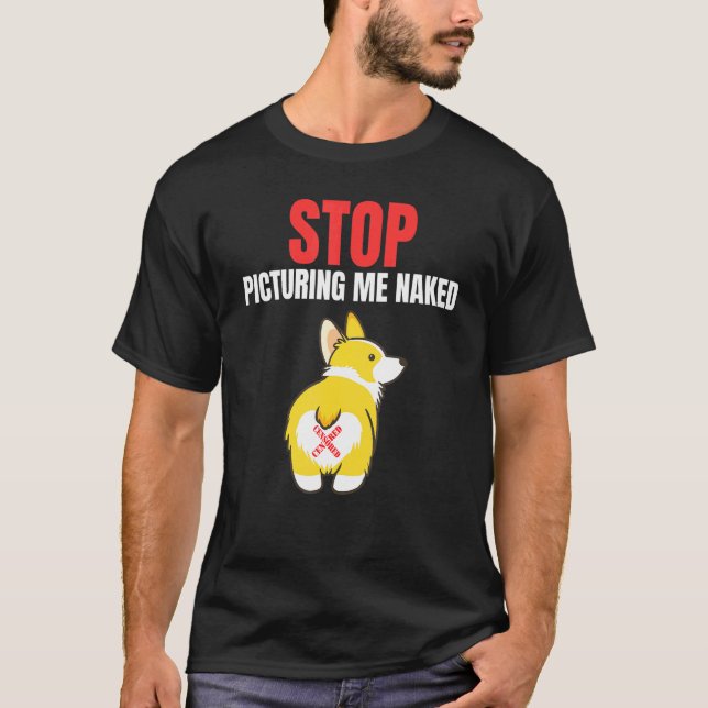 Camiseta Bunda de Corgi Fofa Corgis Cachorro (Frente)