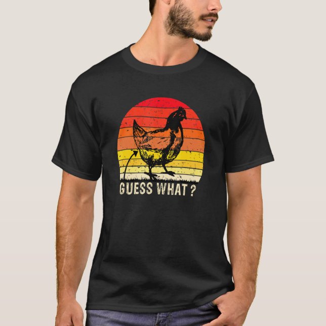 Camiseta Bunda de Frango Vintage Retrô (Frente)