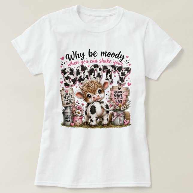 Camiseta Bunda de Vaca Fofa  (Frente do Design)