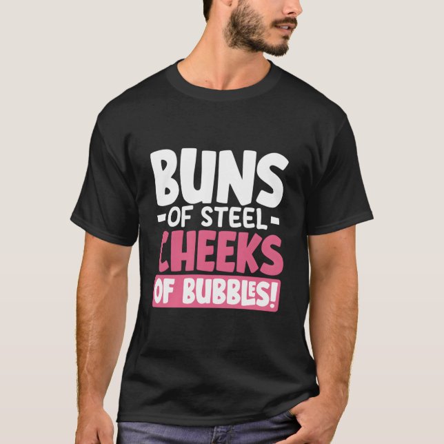 Camiseta Bundas das Bochechas de Bolhas (Frente)